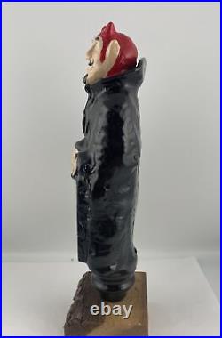 Young's Old Nick Barley Wine Beer Tap Handle Rare Figural Devil Beer Tap Handle
