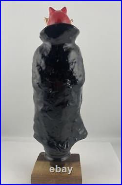 Young's Old Nick Barley Wine Beer Tap Handle Rare Figural Devil Beer Tap Handle