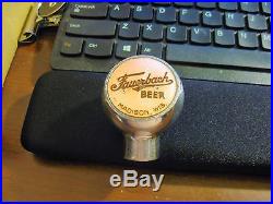 (vintage) Fauerbach Beer Brewing Ball Tap Knob Handle Madison Wi Wisconsin
